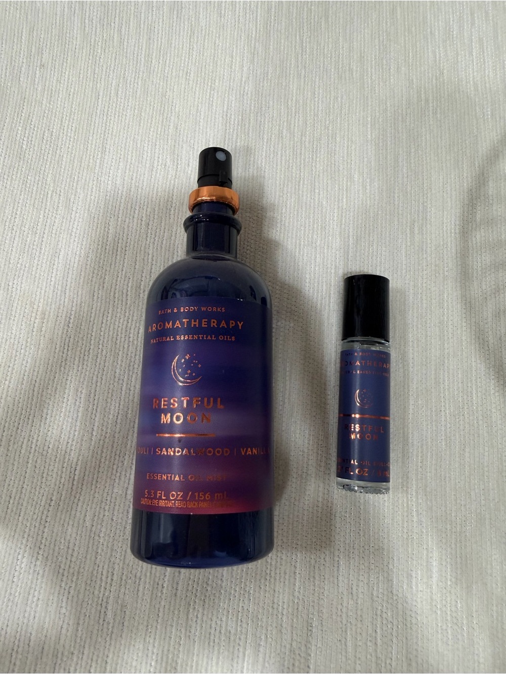 Bath & Body Works Aromatherapy Restful Moon Body Mist & Roll On Discontinued